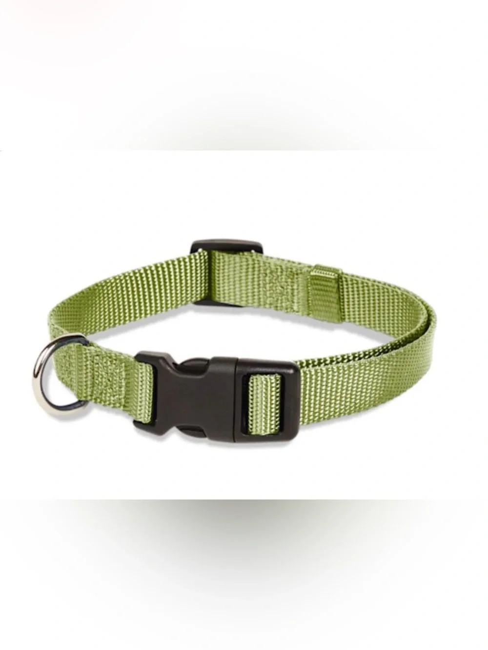Youly 💚 BRAND NEW Adjustable Green Nylon Dog Collar with Buckle Size S